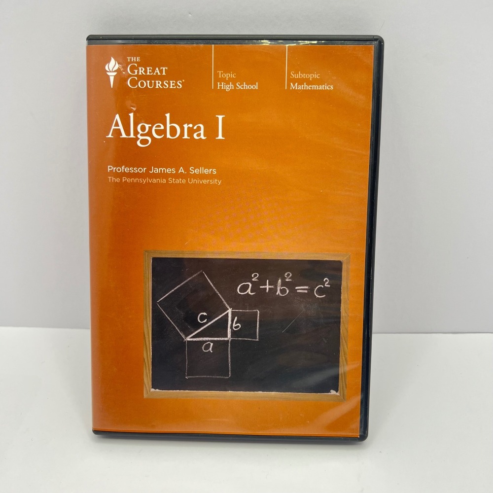 The Great Courses Algebra I High School 6-DVDs Math Education Study Homeschool